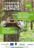 Plakat II Małopolskiego Dnia dla Klimatu